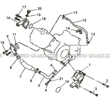 POMPE A EAU pour Toutes les cylindrées Toutes les années A550IX A550IX EPS