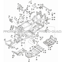 CHASSIS pour Masai Toutes les cylindrées Toutes les années A550IX A550IX EPS