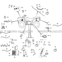 SYSTEME ELECTRIQUE pour Toutes les cylindrées Toutes les années A550IX A550IX EPS