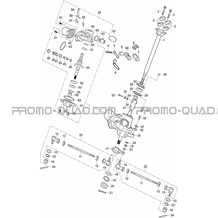 COLONNE DE DIRECTION EPS pour Toutes les cylindrées Toutes les années A550IX A550IX EPS