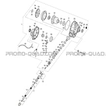 PONT ARRIERE pour Toutes les cylindrées Toutes les années A550IX A550IX EPS