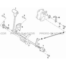 TRINGLERIE DE VITESSES pour Masai Toutes les cylindrées Toutes les années A550IX A550IX EPS