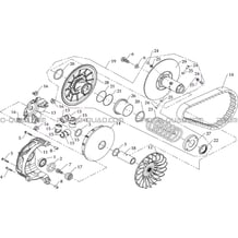 VARIATEUR   EMBRAYAGE pour Toutes les cylindrées Toutes les années A700 2010