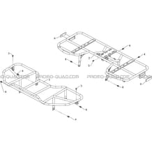 PORTE-BAGAGES pour Masai Toutes les cylindrées Toutes les années A700 2010