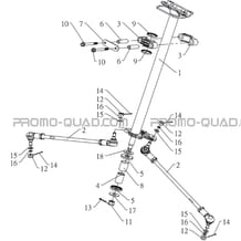 DIRECTION pour Masai Toutes les cylindrées Toutes les années A700 2010