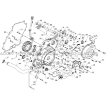 CARTER MOTEUR pour Masai Toutes les cylindrées Toutes les années A700 Av 2010