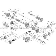 TRANSMISSION pour Toutes les cylindrées Toutes les années A700 Av 2010