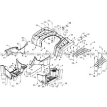 CARROSSERIE ARRIERE pour Masai Toutes les cylindrées Toutes les années A700 Av 2010