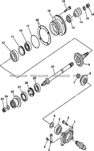 CARDAN pour Toutes les cylindrées Toutes les années A700 i