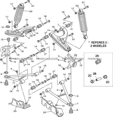 SUSPENSION AVANT    Toutes les années Toutes les cylindrées  Original parts OEMSUSPENSION AVANT    Toutes les années Toutes les cylindrées  Original parts OEM