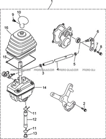 TRINGLERIE DE VITESSES pour Toutes les cylindrées Toutes les années A700 i