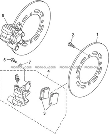 DISQUES DE FREIN pour Toutes les cylindrées Toutes les années A700 i