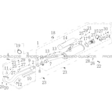 ENSEMBLE ECHAPPEMENT pour Toutes les cylindrées Toutes les années A750 INFINITE