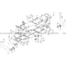 CHASSIS pour Masai Toutes les cylindrées Toutes les années A750 INFINITE