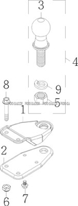 SYSTEME D ATTELAGE (ACCESSOIRES) pour Toutes les cylindrées Toutes les années A750 INFINITE