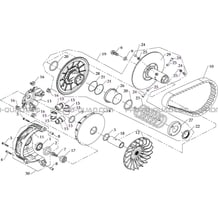 VARIATEUR   EMBRAYAGE pour Masai Toutes les cylindrées Toutes les années A800 i