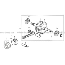 PISTON   EMBIELLAGE pour Toutes les cylindrées Toutes les années A90