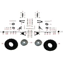 SUSPENSION ET ROUES AVANT pour Masai Toutes les cylindrées Toutes les années A90