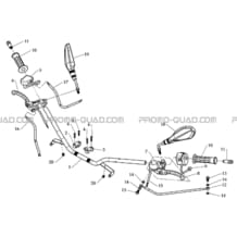 ENSEMBLE GUIDON pour Toutes les cylindrées Toutes les années D360R