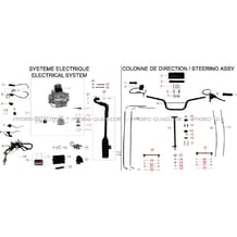 SYSTEME ELECTRIQUE   COLONNE DE DIRECTION pour Toutes les cylindrées Toutes les années D90