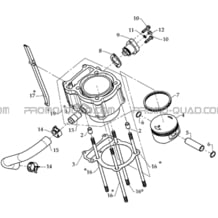 ENSEMBLE CYLINDRE pour Masai Toutes les cylindrées Toutes les années DEMON 360 2008 - BLACK DEMON