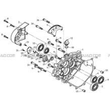 CARTER DE BOITE DE VITESSE pour Masai Toutes les cylindrées Toutes les années DEMON 360 2008 - BLACK DEMON