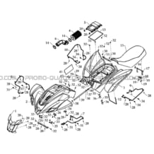 CARROSSERIE pour Toutes les cylindrées Toutes les années DEMON 460 2008 - BLACK DEMON