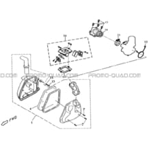 ENSEMBLE FILTRE A AIR   PIPE D'ADMISSION pour Masai Toutes les cylindrées Toutes les années K50