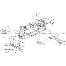 CHASSIS pour Masai Toutes les cylindrées Toutes les années K50