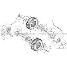 ROUES AVANT pour Masai Toutes les cylindrées Toutes les années K50