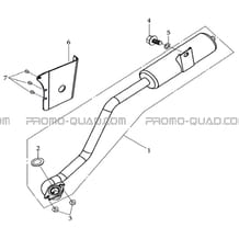 ECHAPPEMENT pour Masai Toutes les cylindrées Toutes les années K50