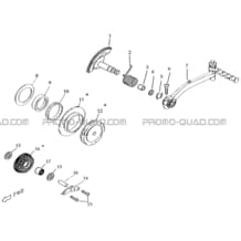 PIGNON DEMARREUR   KICK pour Toutes les cylindrées Toutes les années K50S