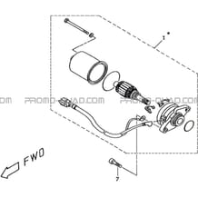 ENSEMBLE DEMARREUR pour Masai Toutes les cylindrées Toutes les années K50S