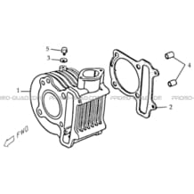 CYLINDRE pour Masai Toutes les cylindrées Toutes les années L150 - A150 Ultimate