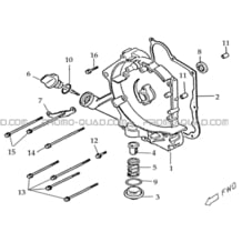 CARTER MOTEUR COTE DROIT pour Toutes les cylindrées Toutes les années L150 - A150 Ultimate