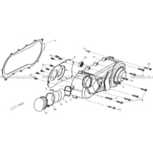 CARTER DEMBRAYAGE COTE GAUCHE pour Toutes les cylindrées Toutes les années L150 - A150 Ultimate