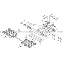 ENSEMBLE BRAS OSCILLANT pour Masai Toutes les cylindrées Toutes les années L150 - A150 Ultimate