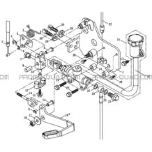 SYSTEME PEDALE DE FREIN pour Toutes les cylindrées Toutes les années L150 - A150 Ultimate