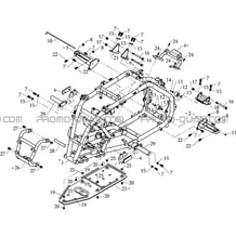 CHASSIS pour Masai Toutes les cylindrées Toutes les années R460 DRIFT