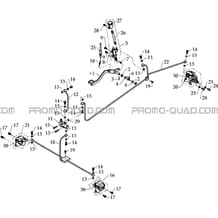 SYSTÃ?Â?ME DE FREINAGE pour Masai Toutes les cylindrées Toutes les années R460 DRIFT