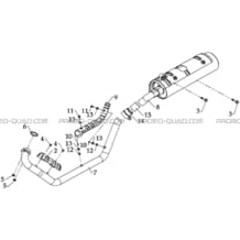 ECHAPPEMENT pour Masai Toutes les cylindrées Toutes les années R700 DRIFT