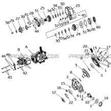 PONT ARRIERE DETAILLE pour Toutes les cylindrées Toutes les années R700 DRIFT