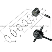 EMBIELLAGE   PISTON pour Masai Toutes les cylindrées Toutes les années S110