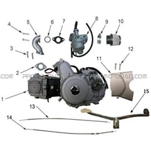 ENSEMBLE MOTEUR pour Masai Toutes les cylindrées Toutes les années S110