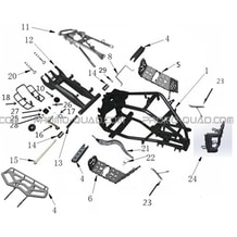 CHASSIS pour Masai Toutes les cylindrées Toutes les années S110