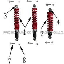 AMORTISSEURS pour Toutes les cylindrées Toutes les années S110