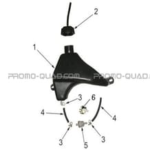 RESERVOIR A CARBURANT pour Toutes les cylindrées Toutes les années S110