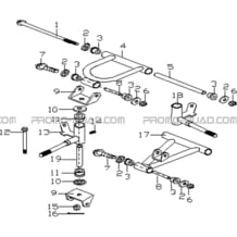 TRIANGLES AVANT pour Masai Toutes les cylindrées Toutes les années S50