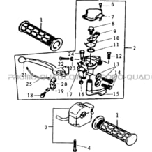 POIGNEES pour Masai Toutes les cylindrées Toutes les années S50