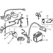 SYSTEME ELECTRIQUE pour Toutes les cylindrées Toutes les années S50